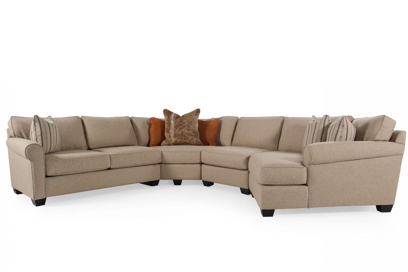 Jonathan Louis Benjamin FourPiece Sectional Mathis Brothers Furniture